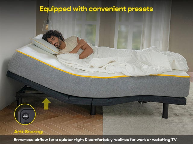 Taurus Smart Recliner Bed Without Headboard